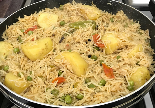 Aloo Batani Pulao